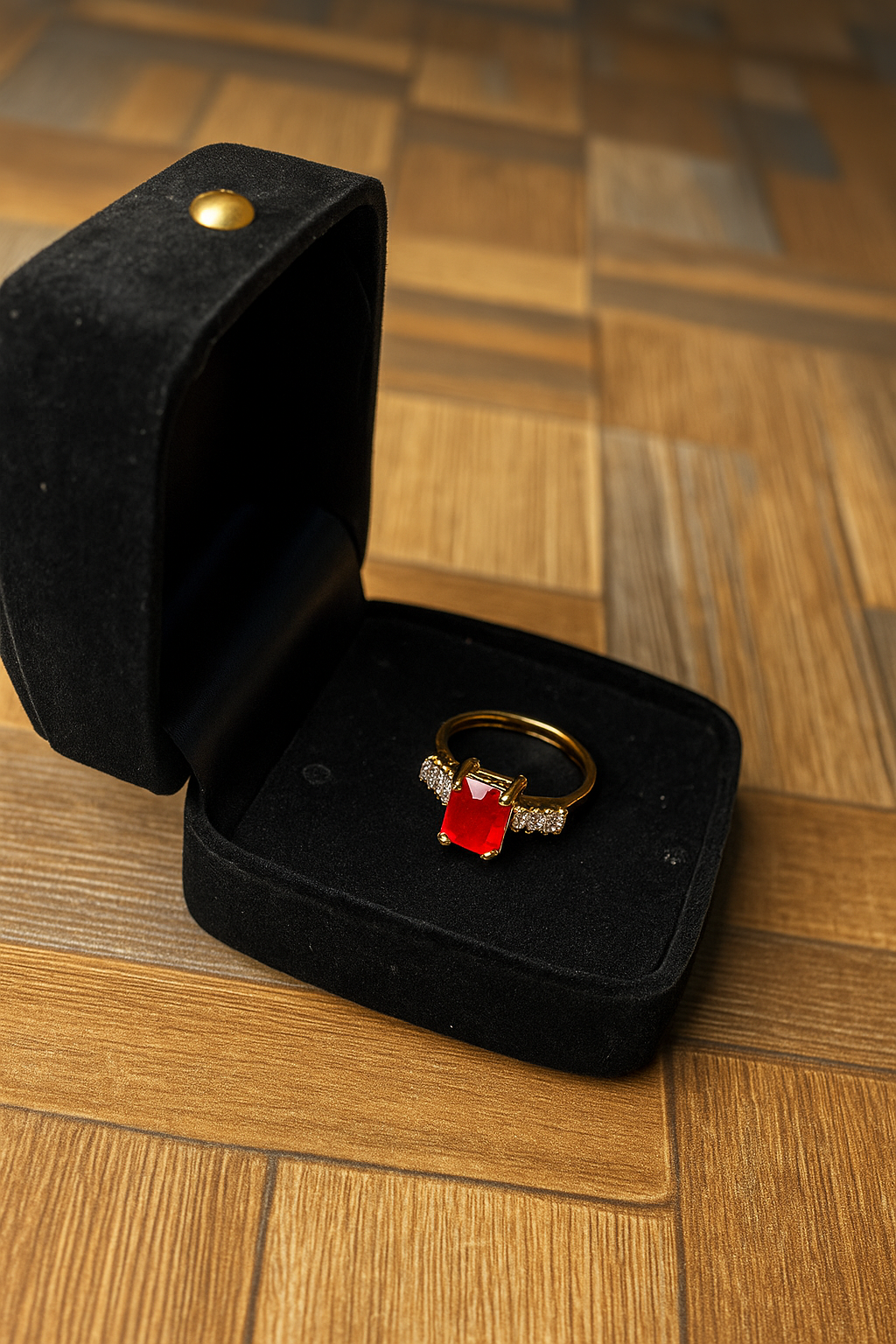 Luxury Red  Ring|Heaven Ring Collection |Adjustable