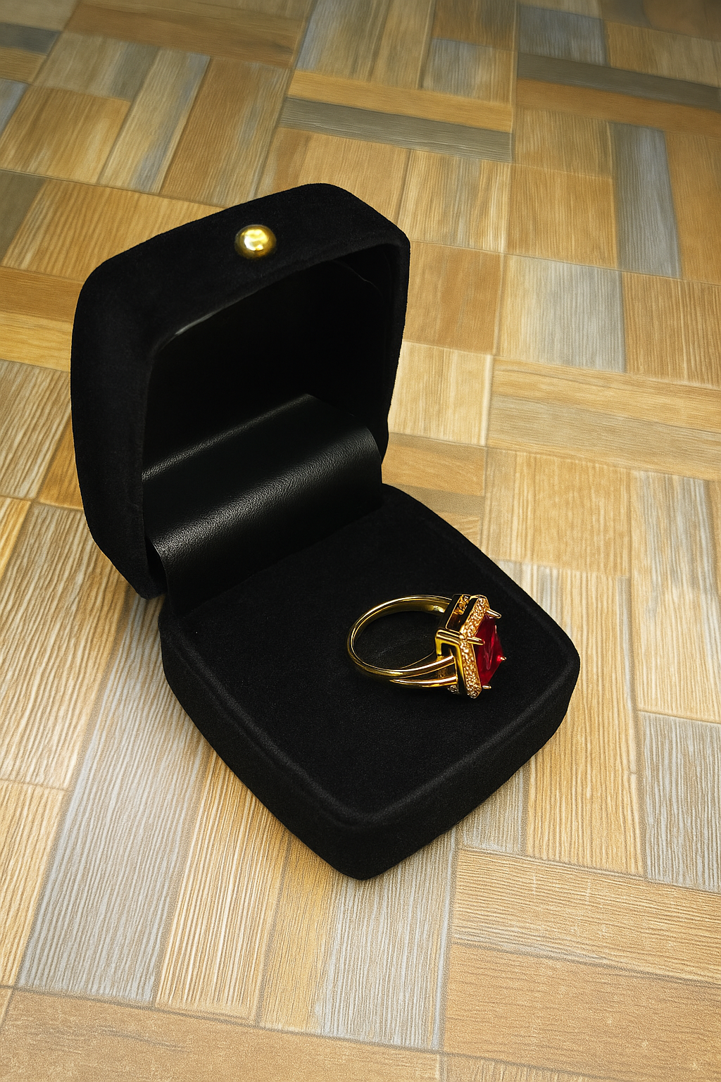 Luxury Red  Ring|Heaven Ring Collection |Adjustable
