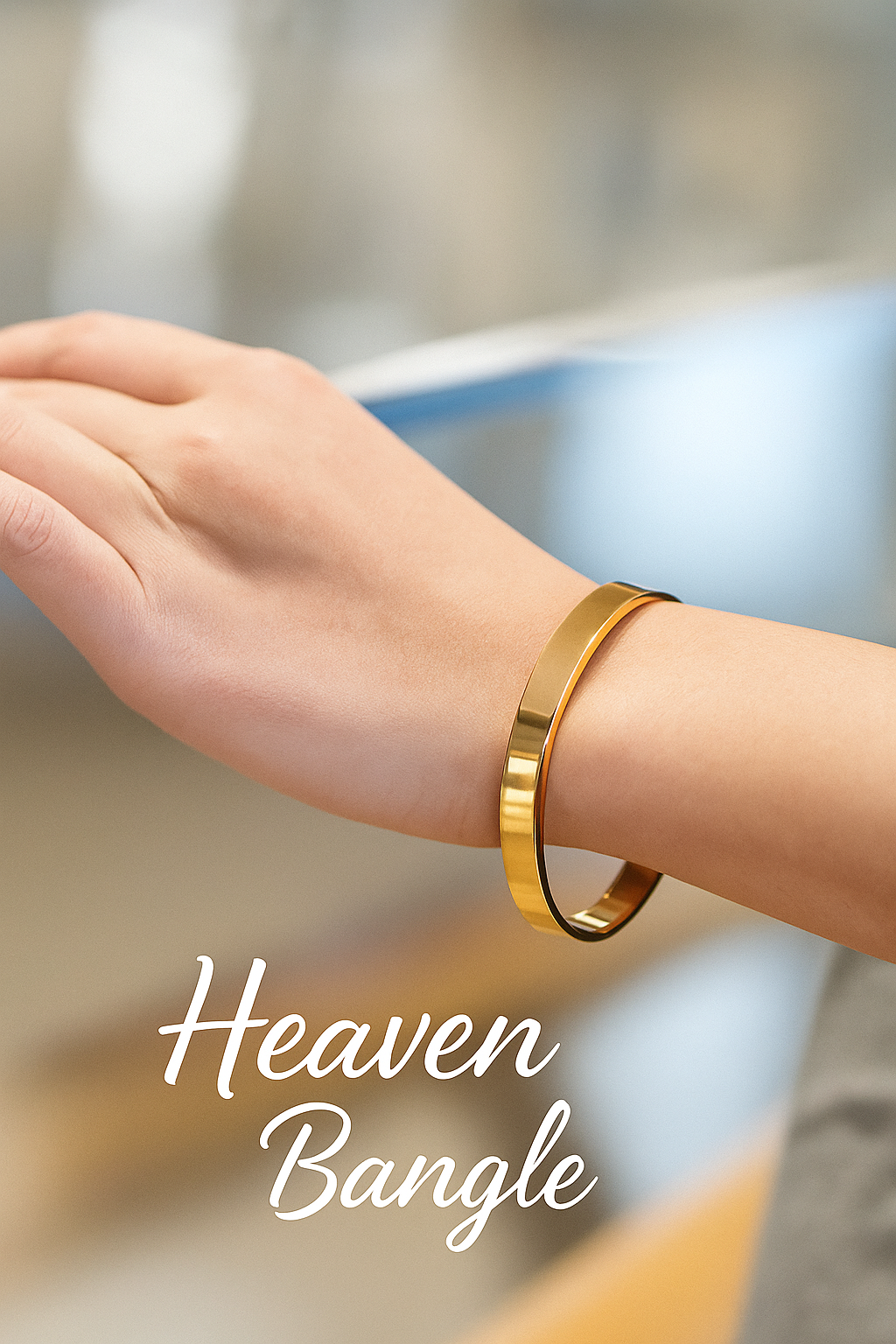 Golden trendy Kara Bracelet for men and boys|